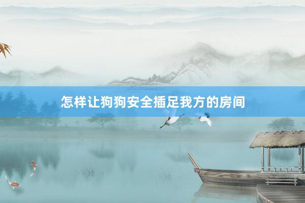 怎样让狗狗安全插足我方的房间